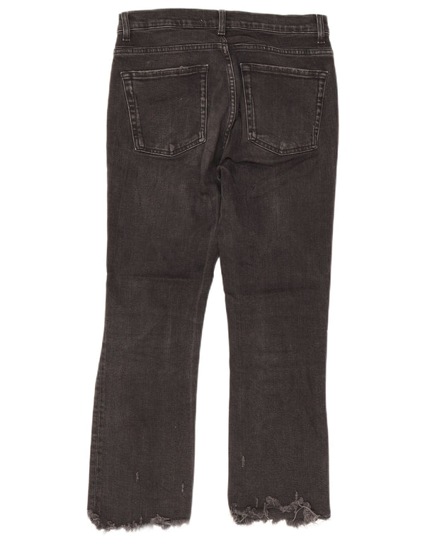 Blugi Zara Femei Bootcut EU 36 XS W26 L25 Negri