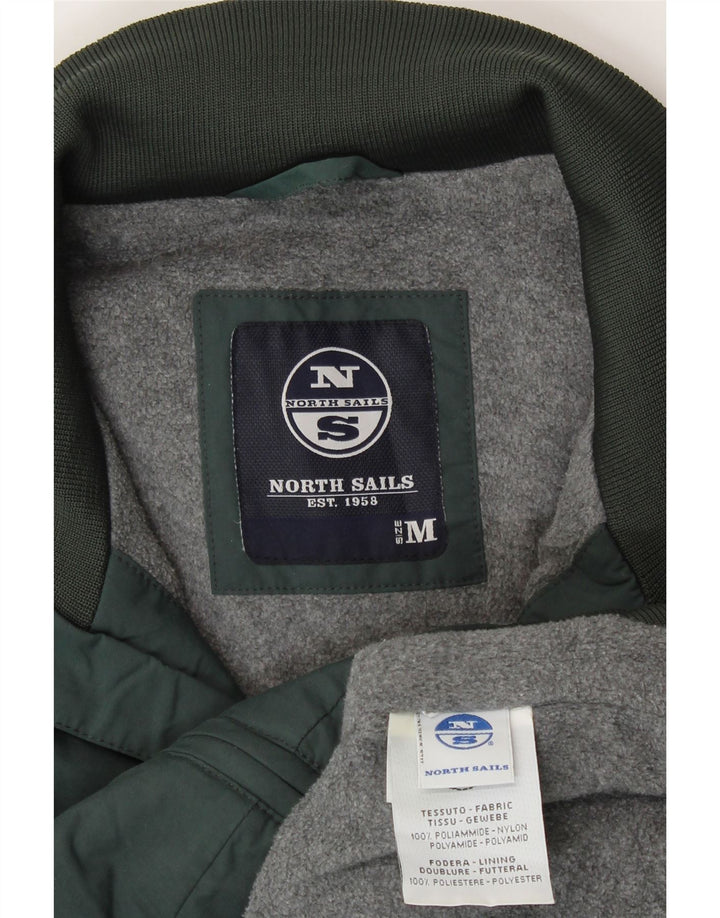 Jachetă Bomber pentru bărbați North Sails UK 38, nailon verde mediu