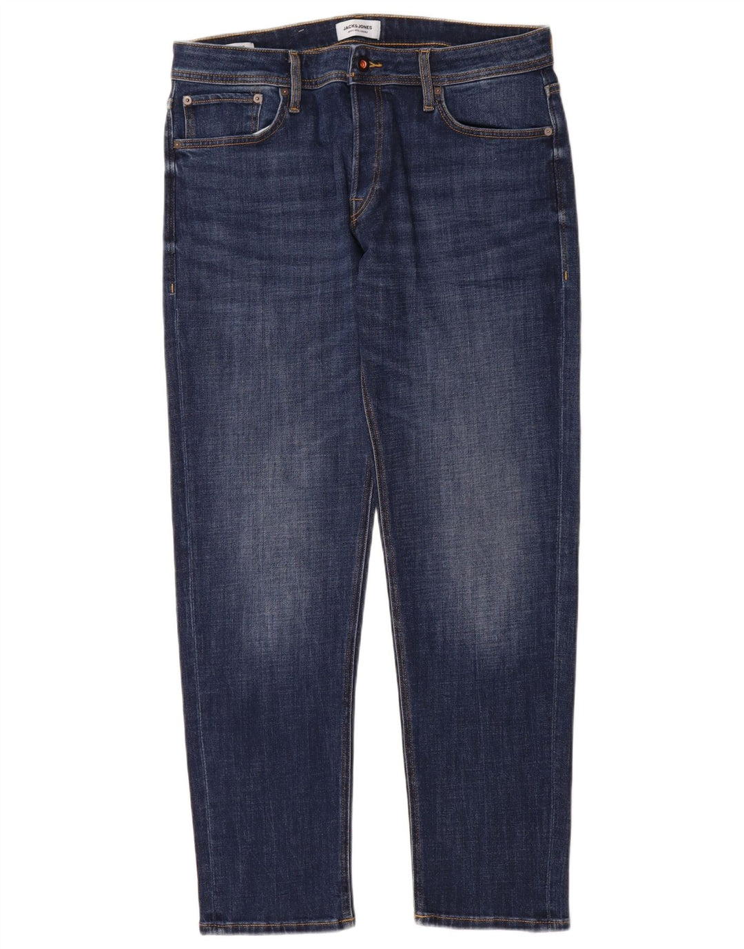 Blugi slim pentru bărbați Jack & Jones W34 L32 Bumbac albastru