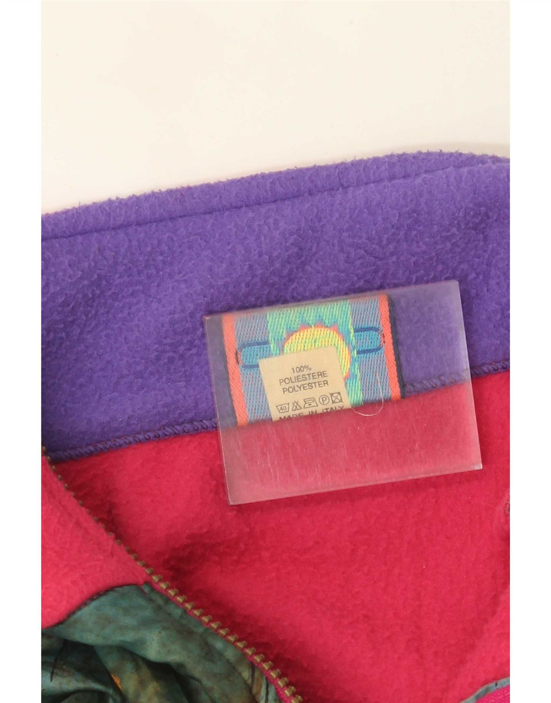 Jachetă polară pentru bărbați Santo Stefano UK 38 Medium Pink Check Poliester