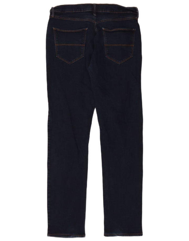 Blugi conici pentru bărbați Marks & Spencer L34 L33 Bumbac bleumarin