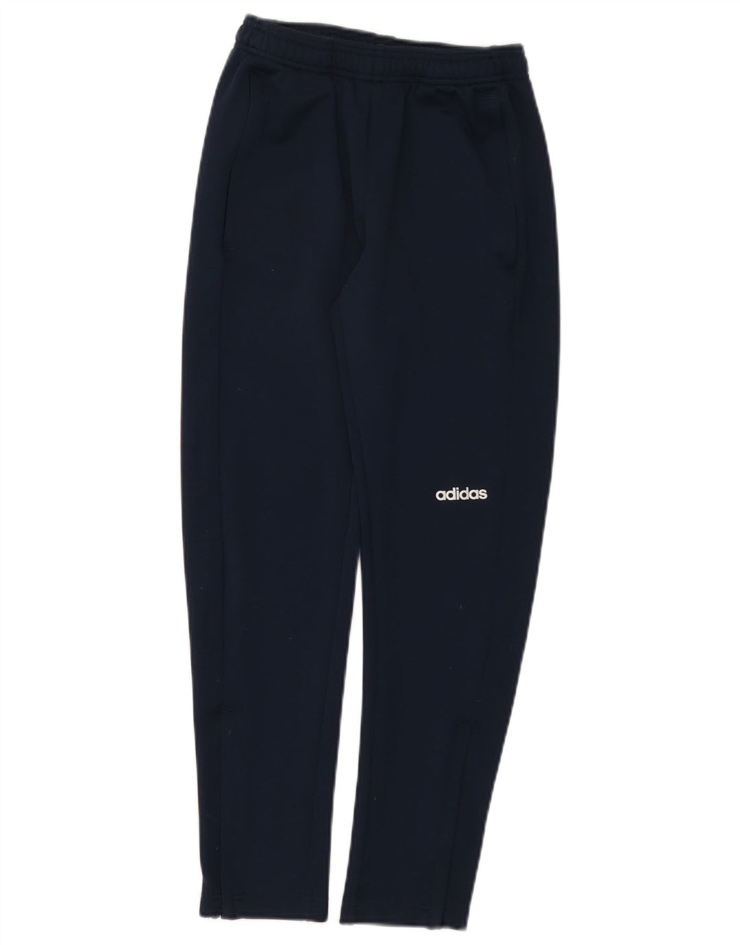 Pantaloni de trening Adidas Climalite pentru baieti 11-12 ani poliester bleumarin