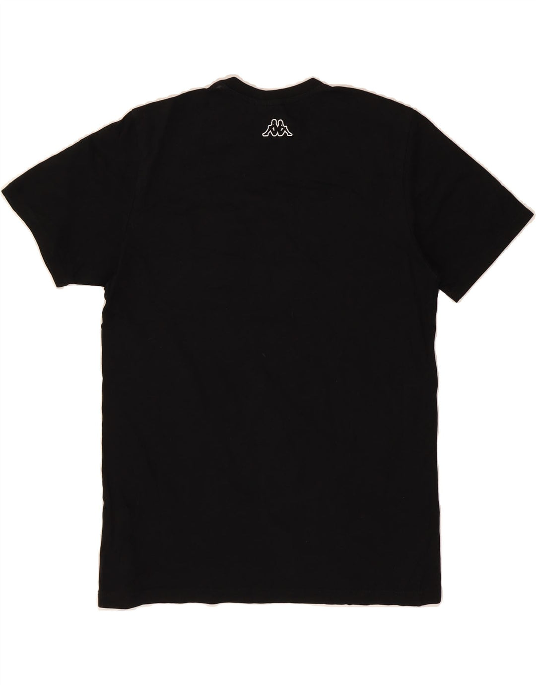 KAPPA Mens Graphic T-Shirt Top Medium Black Cotton Vintage Kappa and Second-Hand Kappa from Messina Hembry 