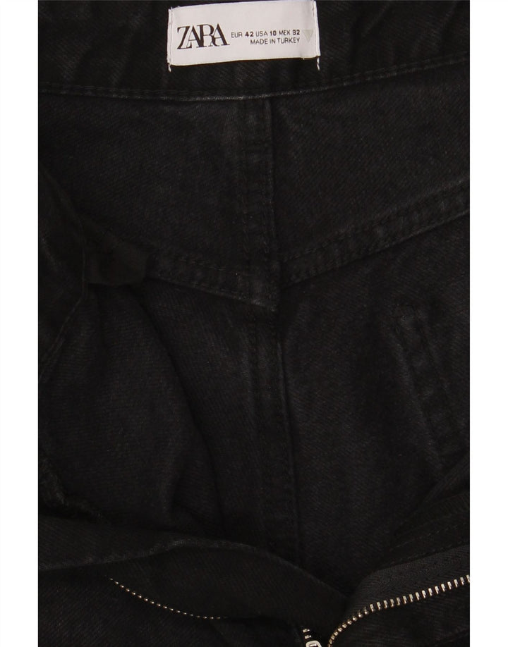 Blugi largi pentru femei Zara EU 42 Large W32 L28 Negri