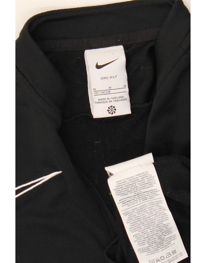 Trening pentru băieți Dri Fit Pullover Top 10-11 ani Negru mediu