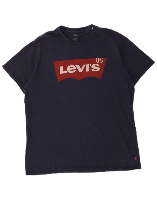 Tricou grafic pentru bărbați Levi's Top XL Bumbac bleumarin
