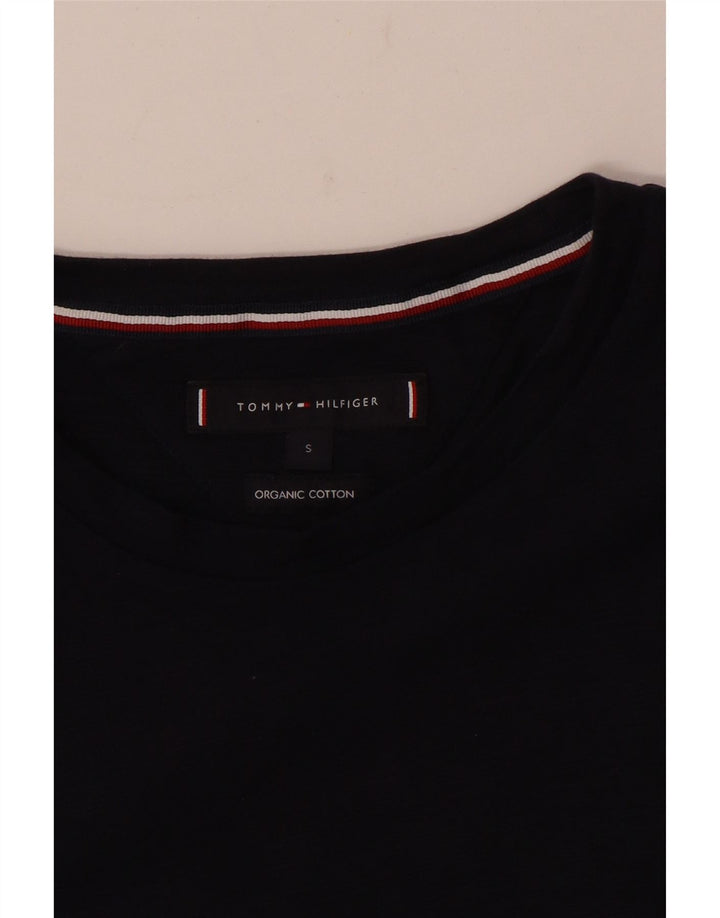 Tricou pentru bărbați Tommy Hilfiger Top mic din bumbac bleumarin