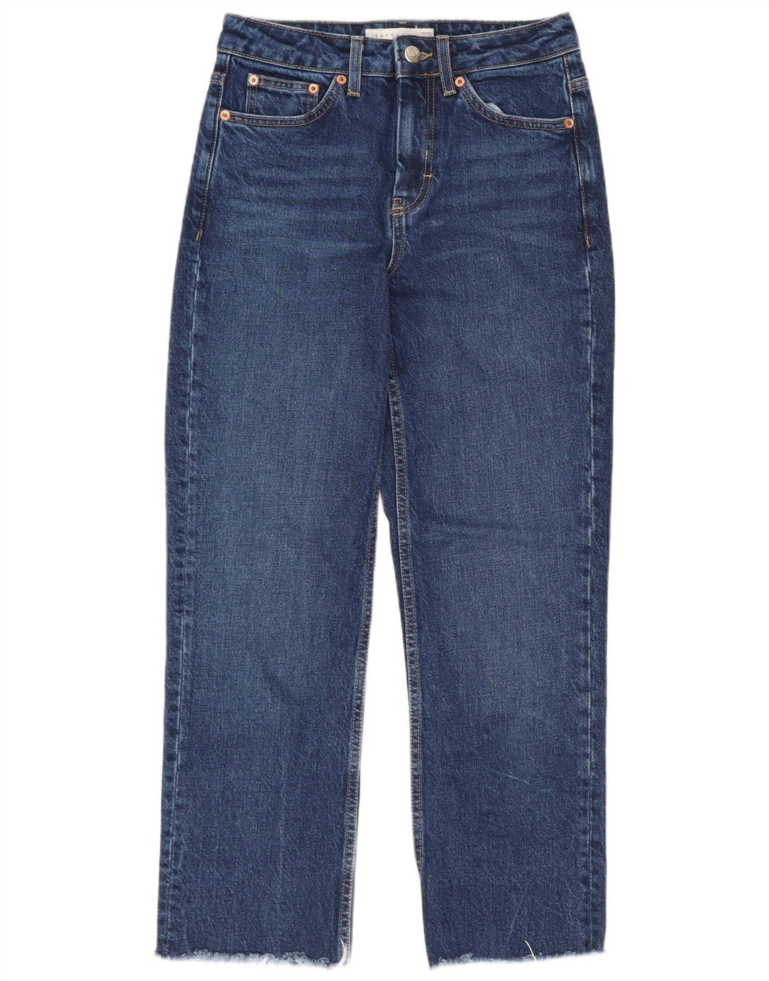 Blugi drepti pentru femei Topshop L25 L26 Bumbac albastru