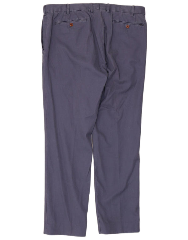 Pantaloni de costum Polo Ralph Lauren Slim Fit pentru bărbați L36 L32 Bumbac albastru