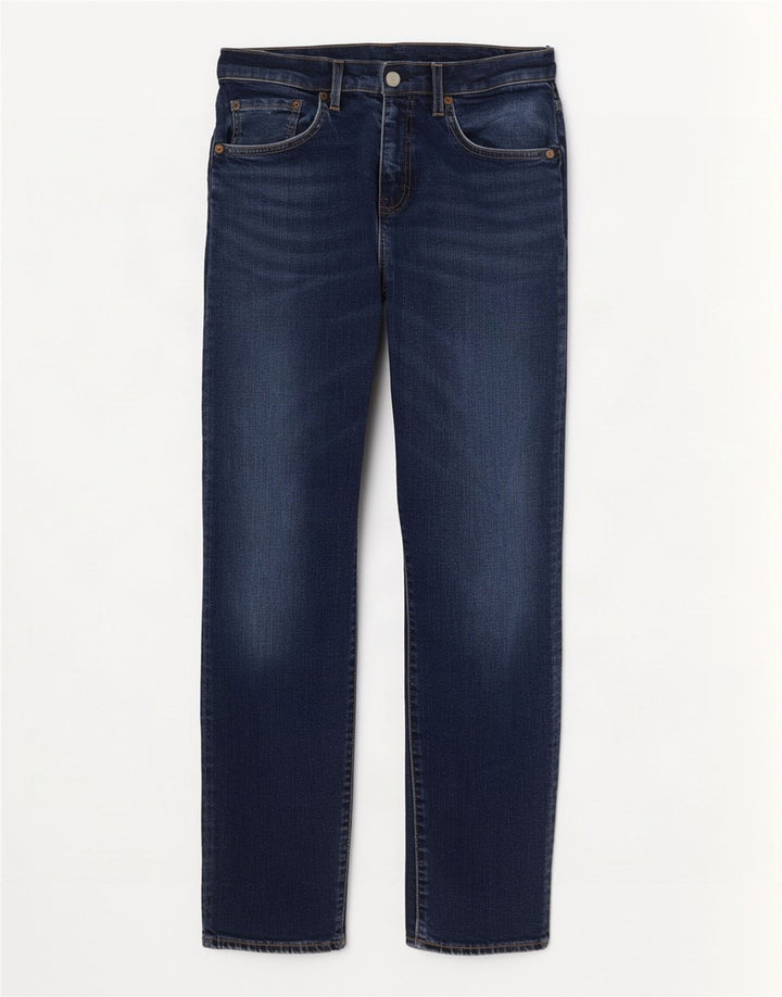 Blugi drepti pentru bărbați Levi's W31 L30 bumbac bleumarin