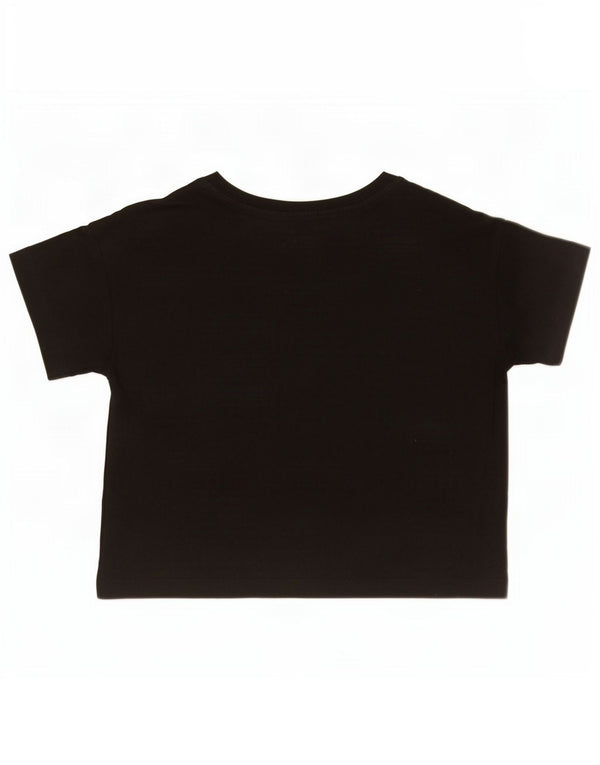 Tricou Crop pentru femei Champion UK 6 XS Bumbac negru