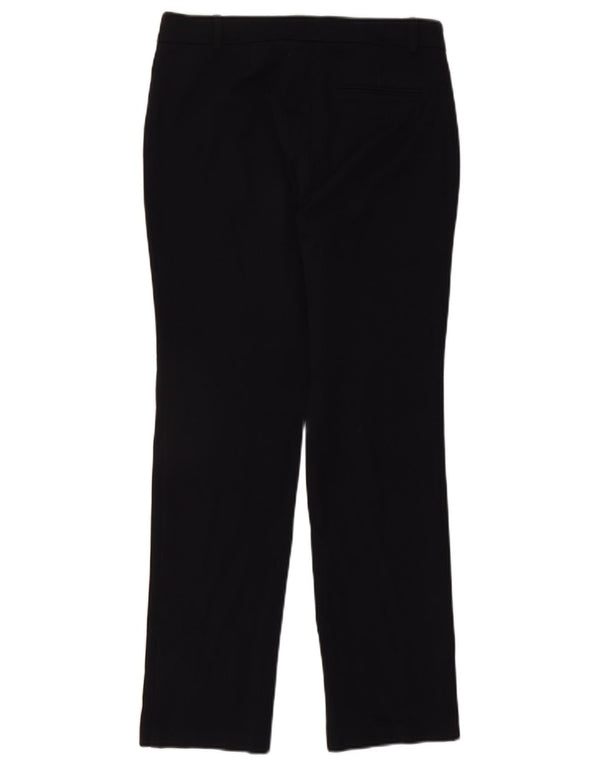 Pantaloni casual drepti pentru femei Marks & Spencer UK 12 Medium W30 L30 Negru