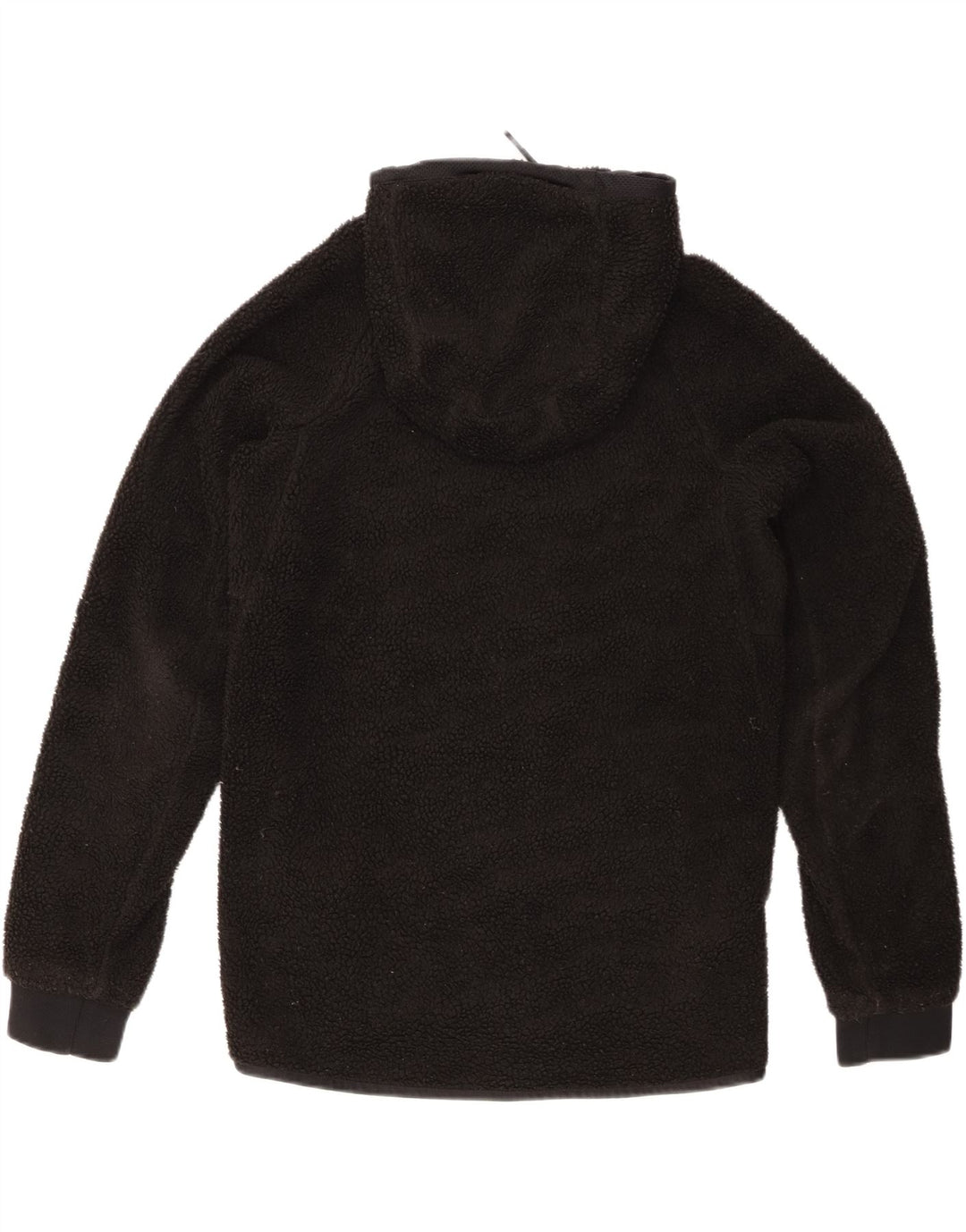 Jachetă fleece cu glugă Nike pentru bărbați UK 36 Poliester negru mic