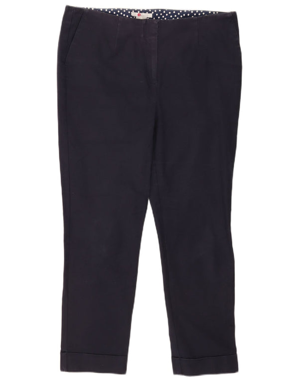 Pantaloni scurti boden pentru femei UK 14 mari L34 L25 bumbac bleumarin