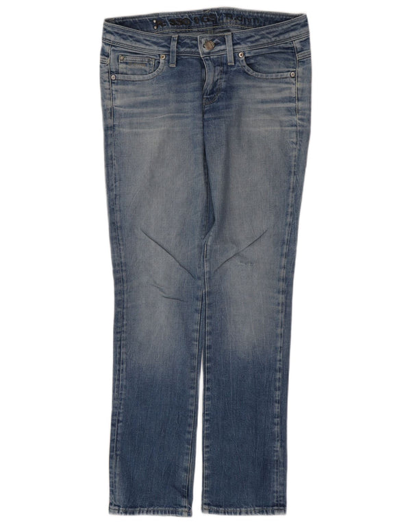 Blugi subțiri pentru bărbați cu talie joasă G-STAR W30 L32 albastru