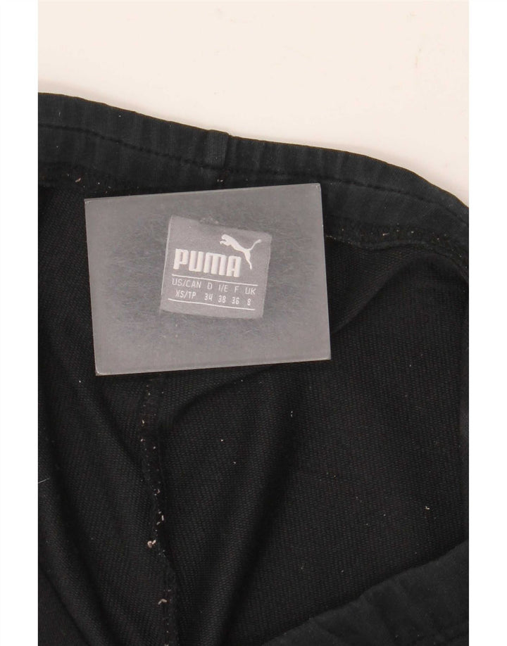 Pantaloni scurti sport grafic Puma pentru femei UK 8 Small Black