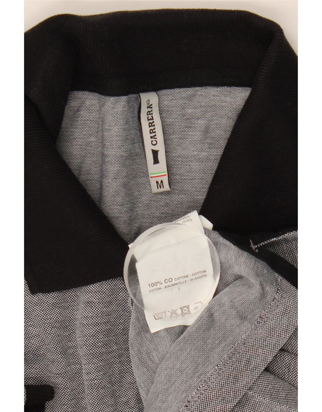 CARRERA Tricou polo rugby pentru bărbați, bumbac gri mediu