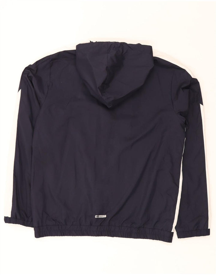 Trening cu glugă pentru bărbați PUMA Jachetă mare, albastru bleumarin, color block