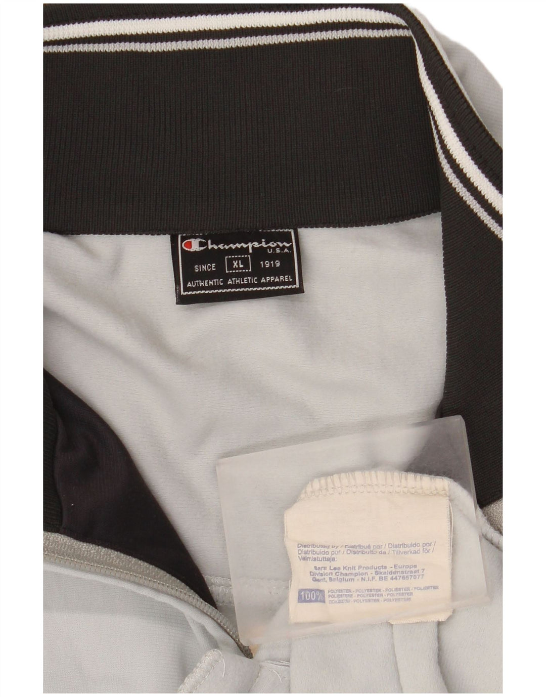 Jachetă de trening pentru bărbați CHAMPION XL poliester gri