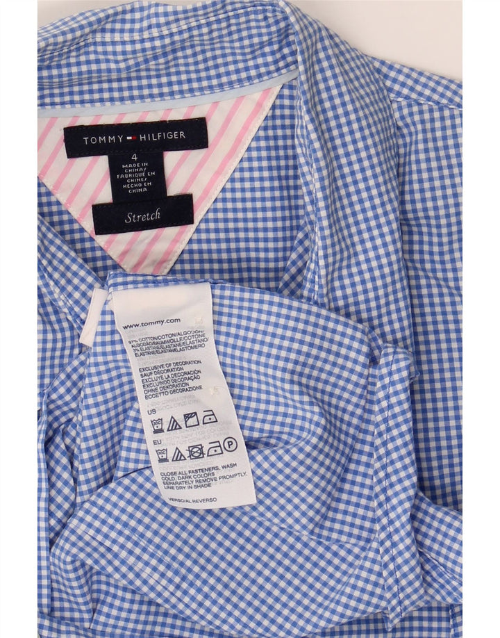 Cămașă Tommy Hilfiger pentru femei US 4 Small Blue Gingham Bumbac