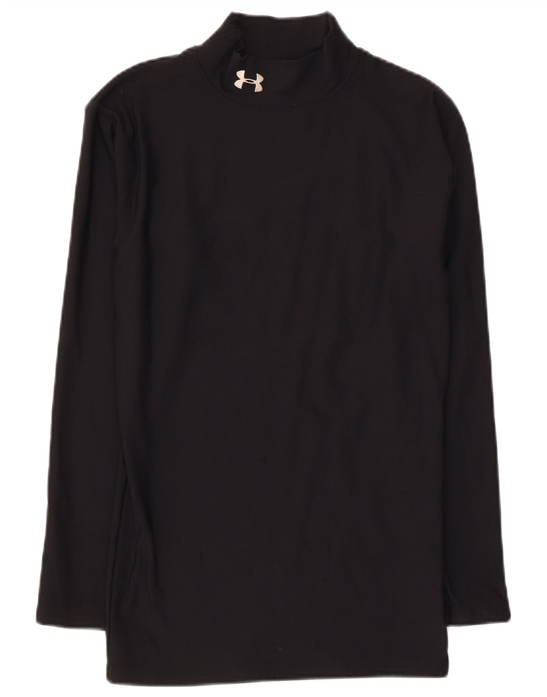 Top pentru femei Under Armour cu mânecă lungă UK 10 Small Black Nylon