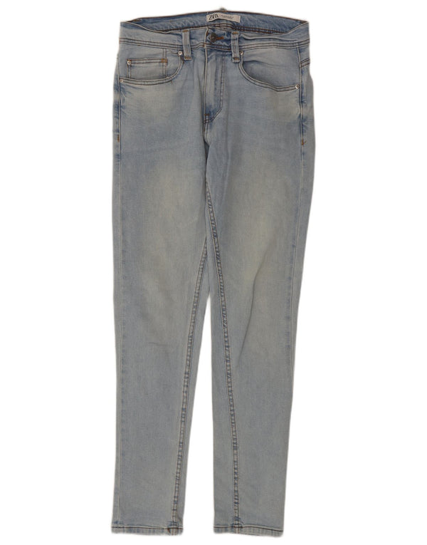 Blugi skinny pentru bărbați Zara EU 40 Medium W31 L32 Albastru