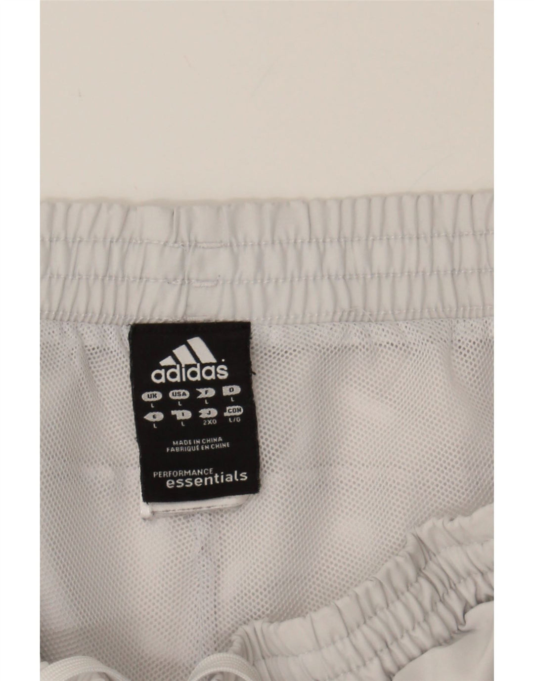 Pantaloni scurți sport ADIDAS pentru bărbați, mari, alb, din poliester