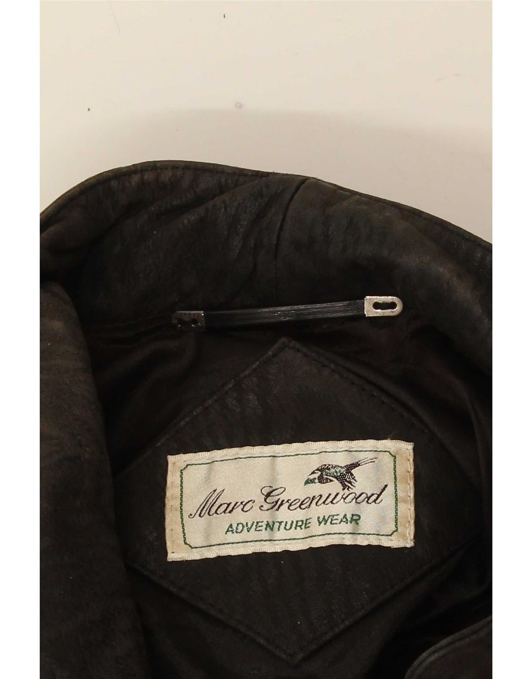 Jachetă de piele vintage pentru femei UK 18 XL neagră