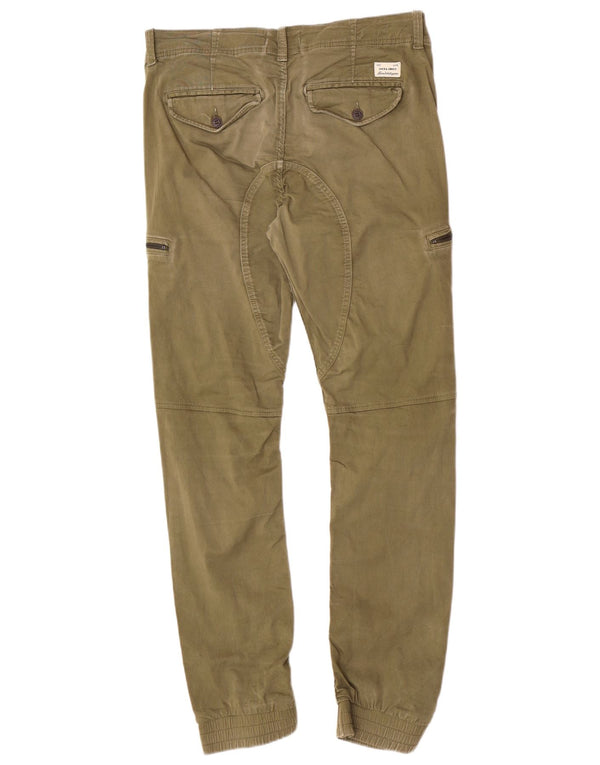 Pantaloni cargo Jack & Jones Anti Fit Joggers pentru bărbați L31 L29 Bumbac kaki