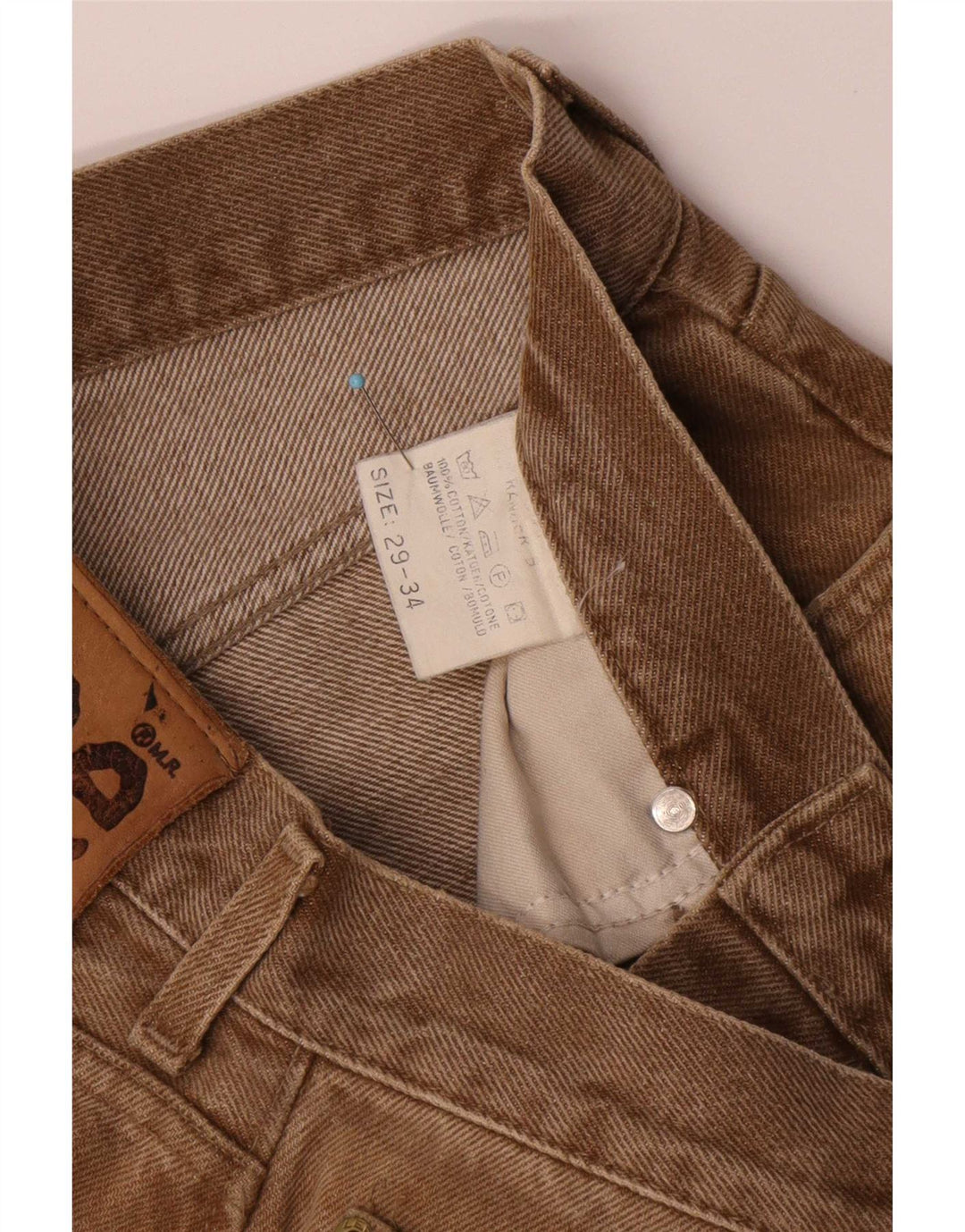 Blugi drepti pentru femei Lee W29 L28 bumbac bej
