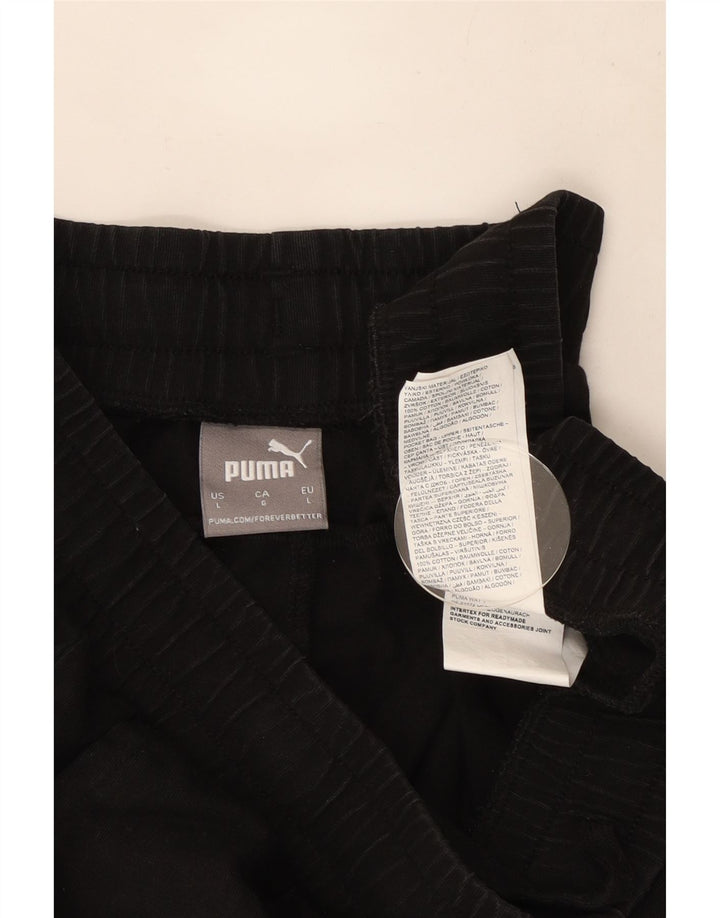 Pantaloni scurți sport Puma pentru bărbați, mari, negru, bumbac