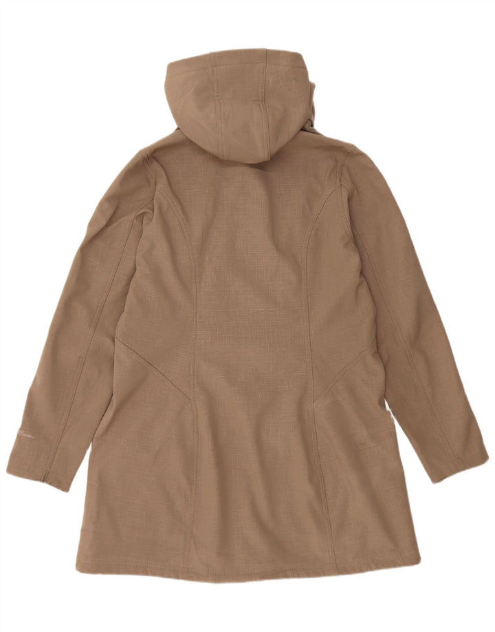 EDDIE BAUER Jachetă de vânt pentru femei cu glugă, UK 16, mare, bej, poliester