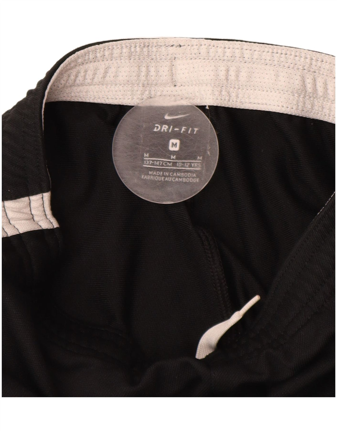 Pantaloni de trening NIKE pentru băieți 10-11 ani, mediu negru, color block