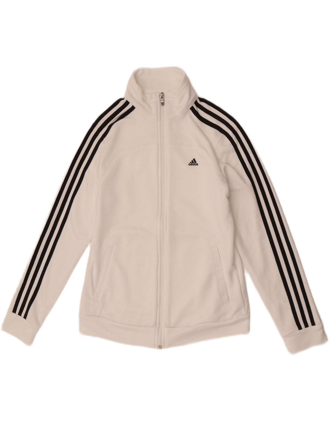 Jachetă de trening Climalite pentru femei Adidas UK 12/14 Medium White