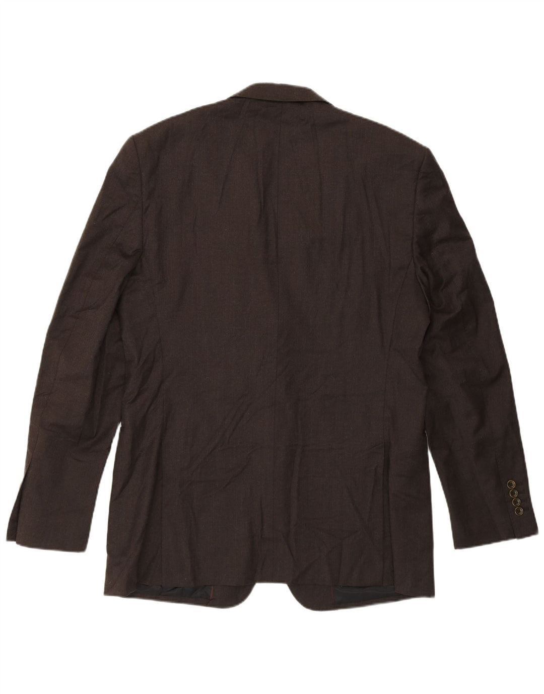 REISS Mens 2 Button Blazer Jacket UK 38 Medium Brown Wool