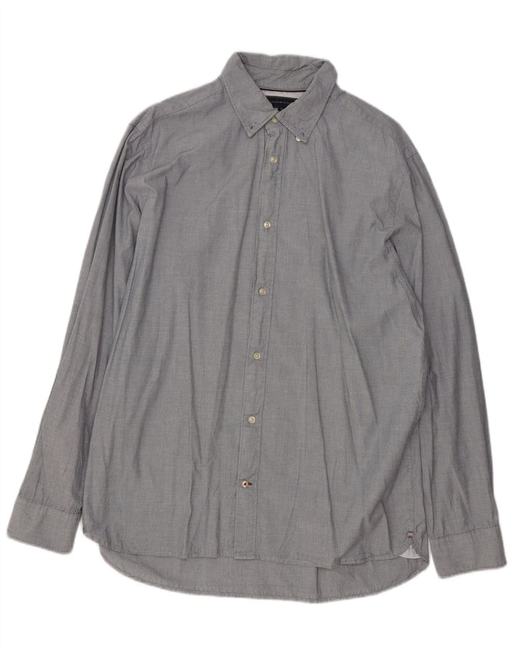 Cămașă TOMMY HILFIGER pentru bărbați, XL, gri bumbac