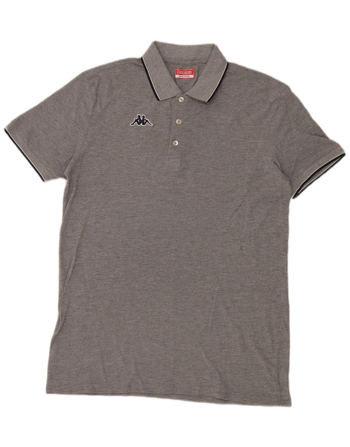 Cămașă polo pentru bărbați KAPPA 2XL gri