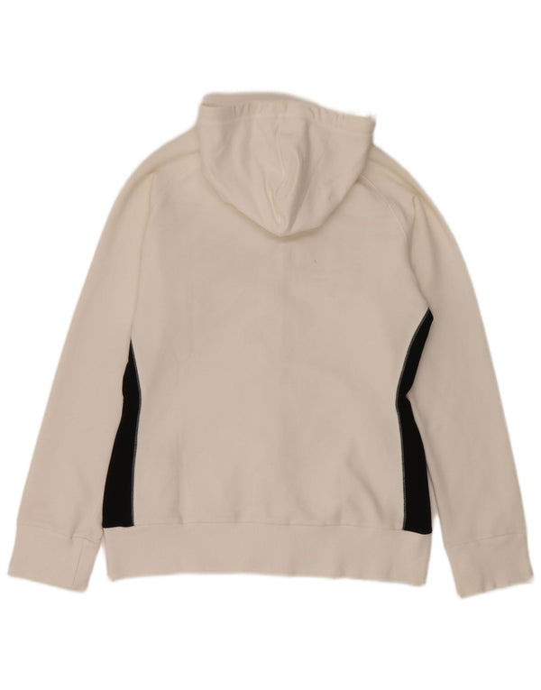 Pulover Puma Graphic Zip pentru femei UK 18 XL, bumbac color bloc alb