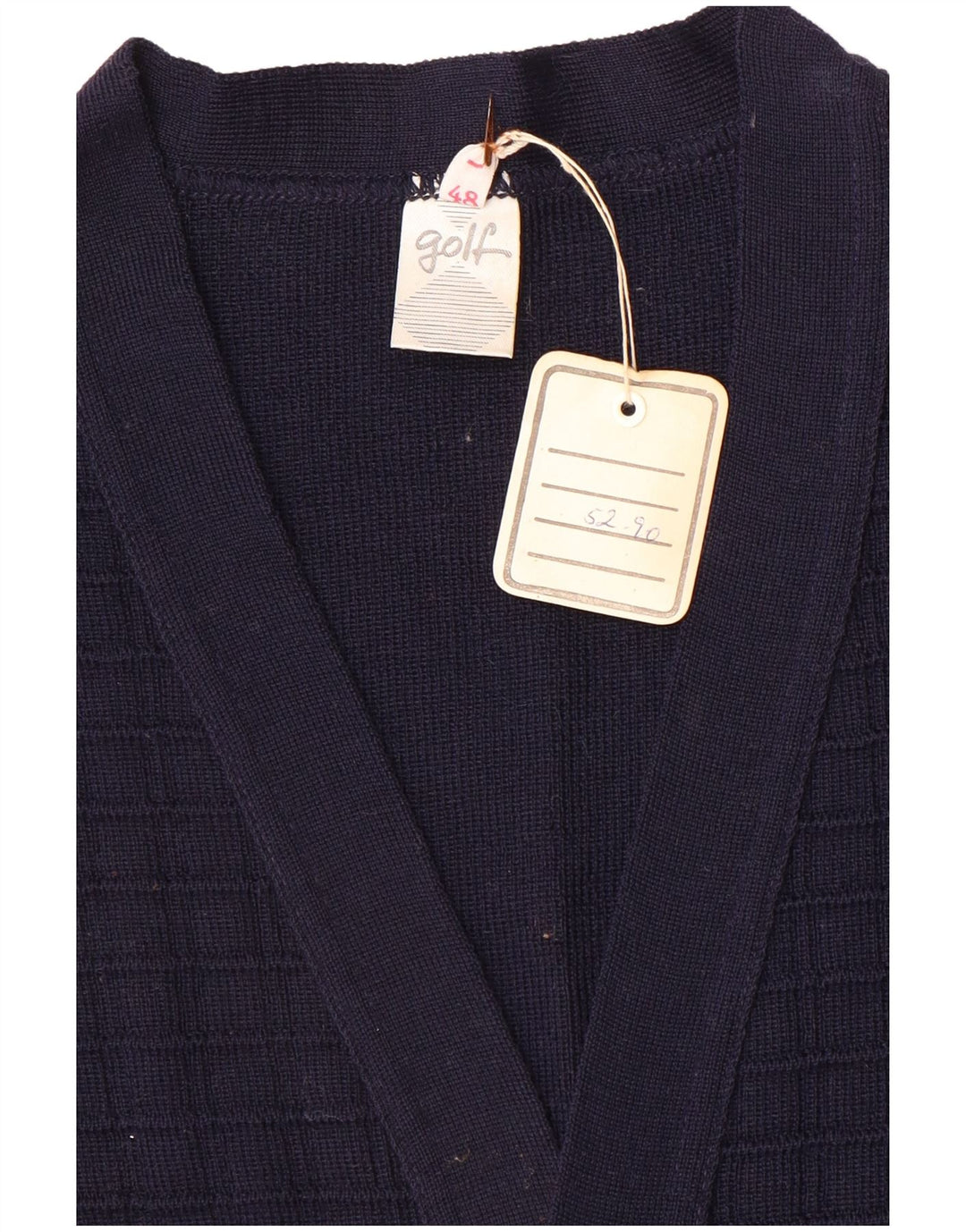 Cardigan Vintage fără mâneci pentru bărbați IT 48 Medium Bleumarin