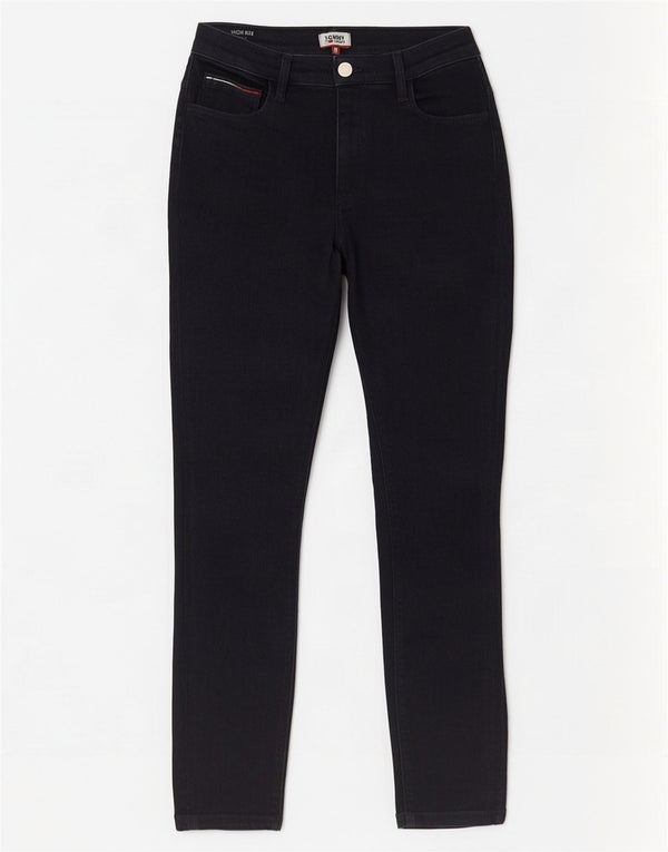 Blugi skinny pentru femei cu talie înaltă Tommy Hilfiger L30 L30 bumbac bleumarin
