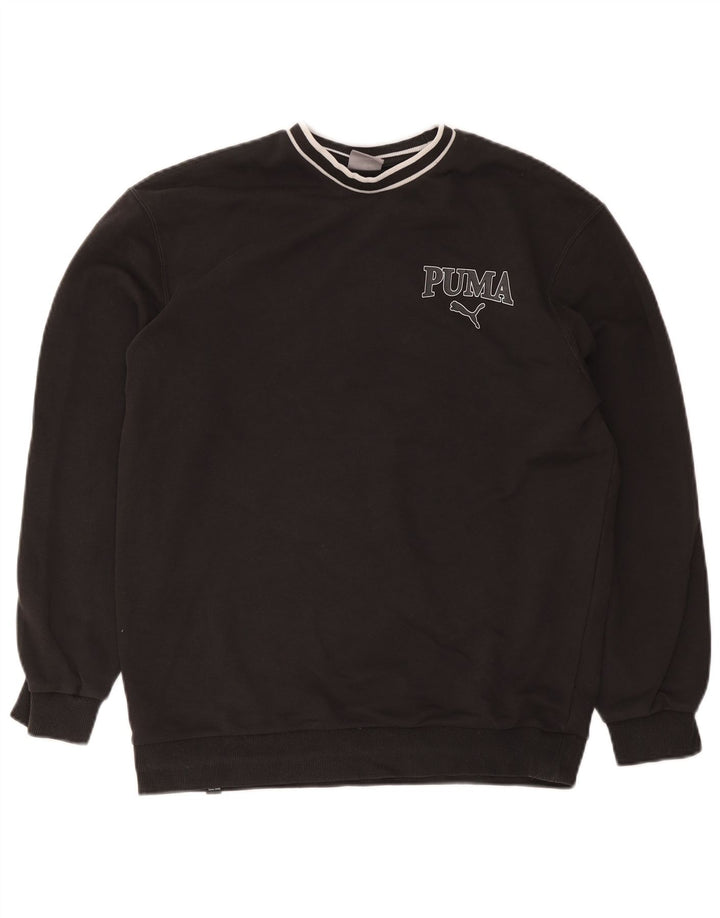Pulover cu grafică Puma pentru bărbați, sport mediu negru