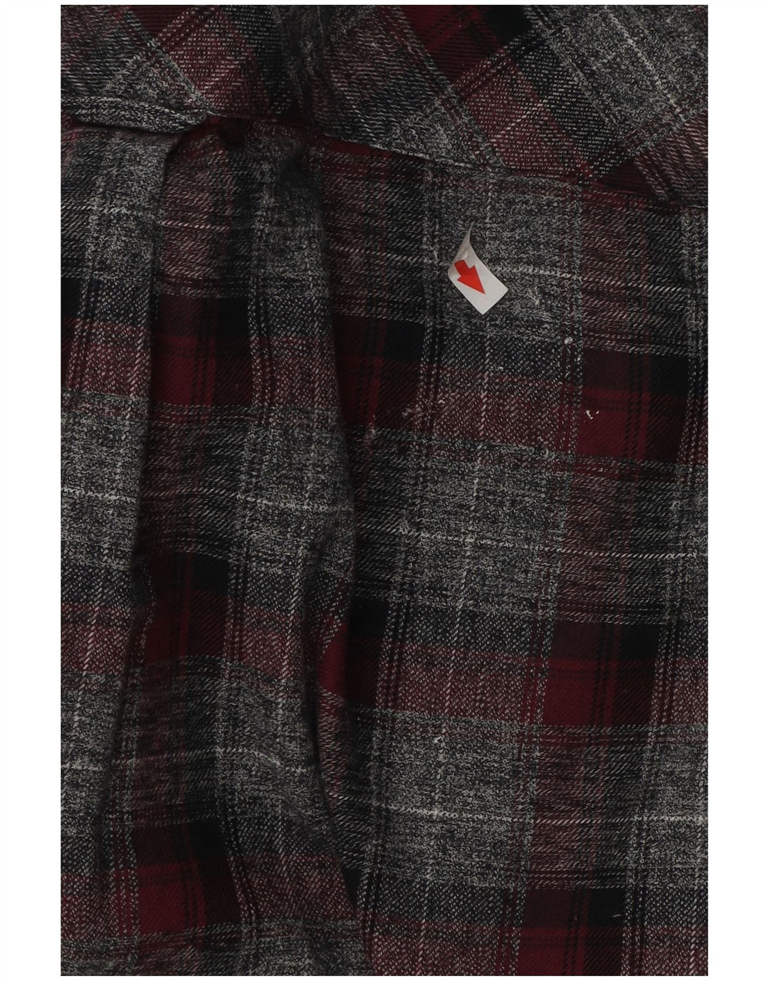 Cămașă din flanel pentru bărbați Marks & Spencer, XL, bumbac cu carouri gri