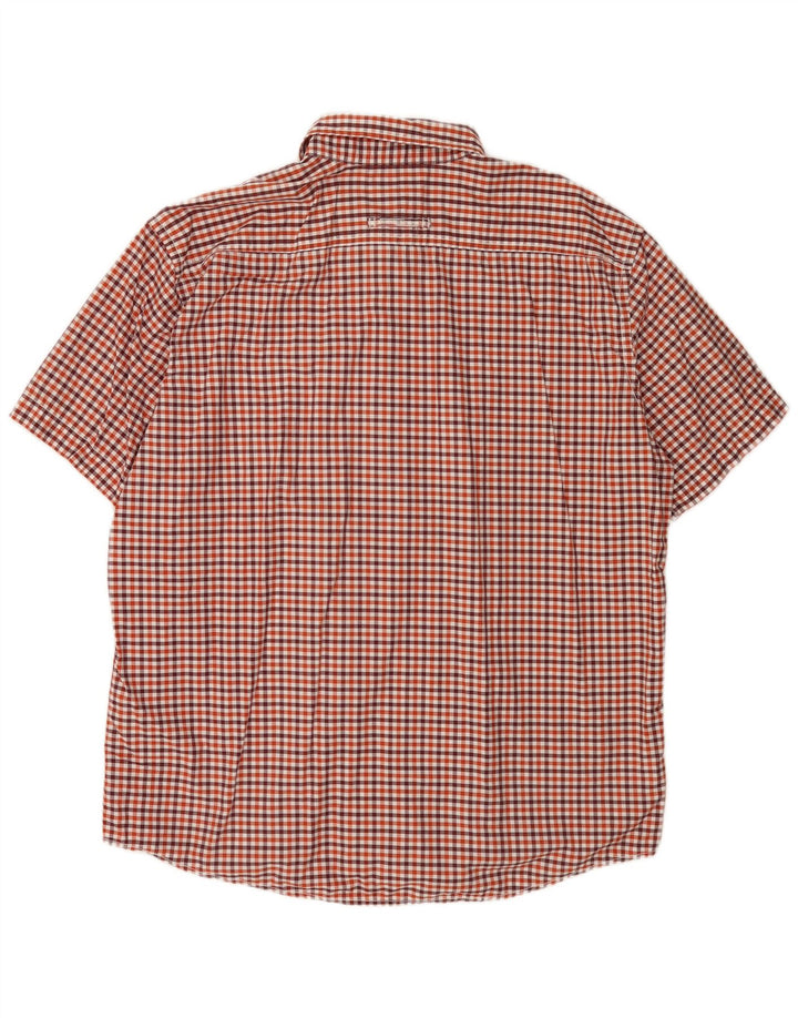 Cămașă cu mânecă scurtă pentru bărbați Camel Active, cu ajustare normală, 2XL, bumbac vichy roșu