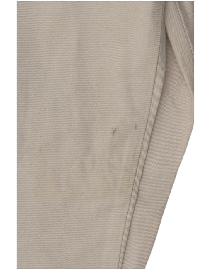 Pantaloni cargo drepți pentru bărbați MAVERICK W36 L30 bumbac alb