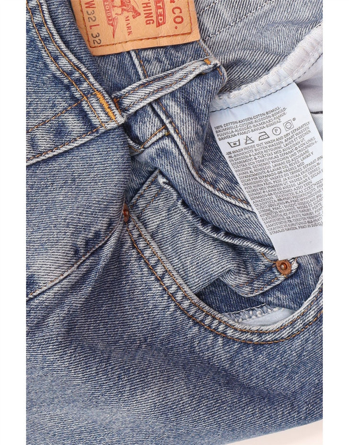 Blugi drepti pentru bărbați Levi's 582 W32 L28 Bumbac albastru