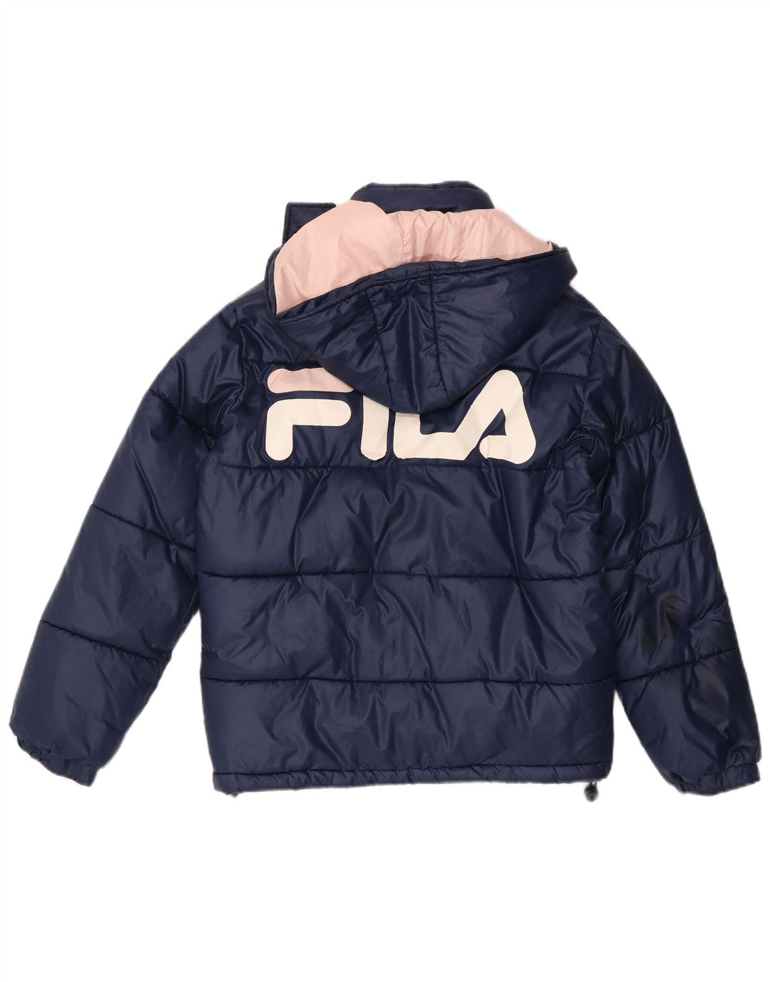 Jachetă cu grafică supradimensionată Fila pentru femei UK 6 XS poliester bleumarin