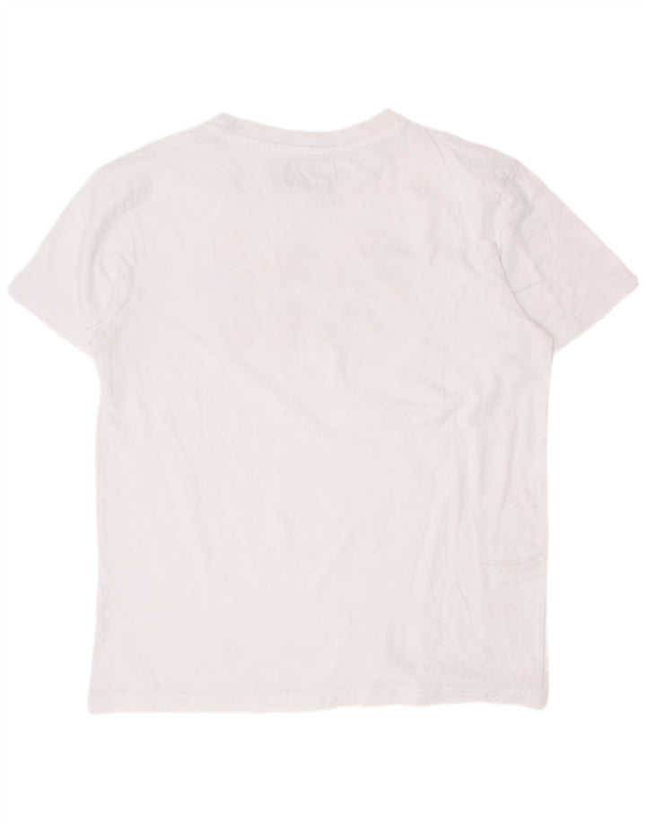 Tricou grafic pentru băieți Kappa Top 11-12 ani alb