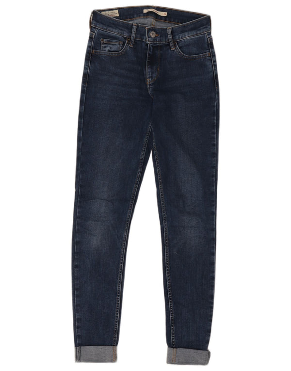 Blugi Levi's 710 Super Skinny pentru femei W26 L32 Bumbac bleumarin
