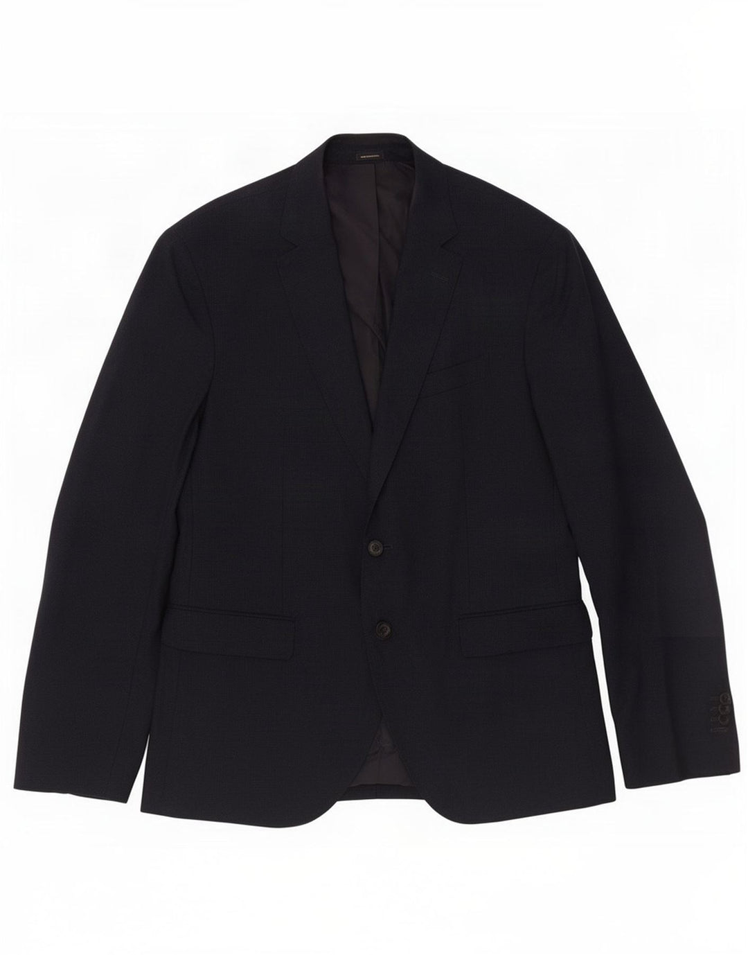 Jachetă Massimo Dutti pentru bărbați cu 2 nasturi EU 52 Lână mare bleumarin
