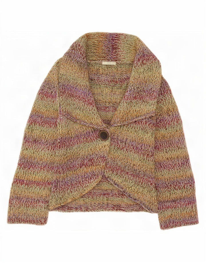 Pulover cardigan Marks & Spencer pentru femei UK 12 Medium, multicolore, cu dungi